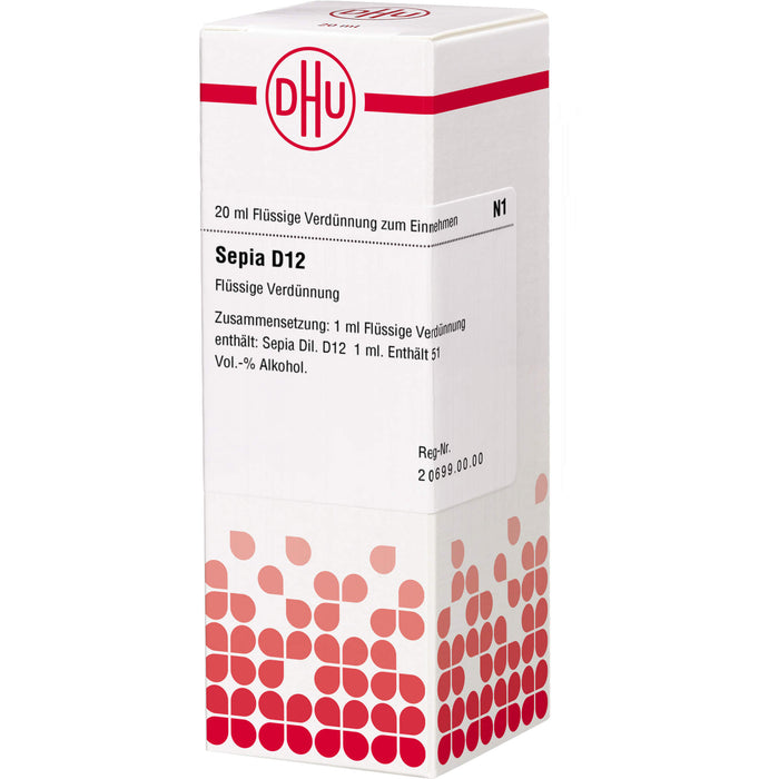 DHU Sepia D12 Dilution, 20 ml Lösung