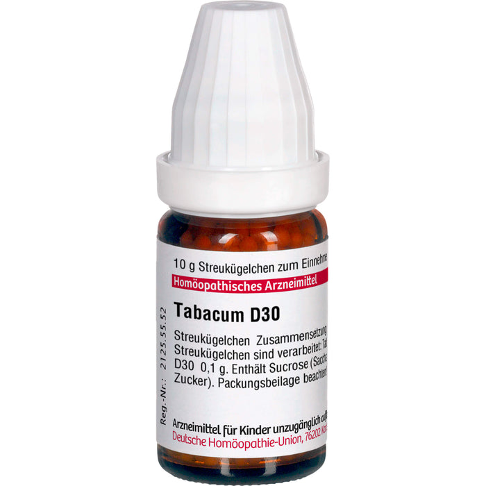 DHU Tabacum D30 Streukügelchen, 10 g Globuli