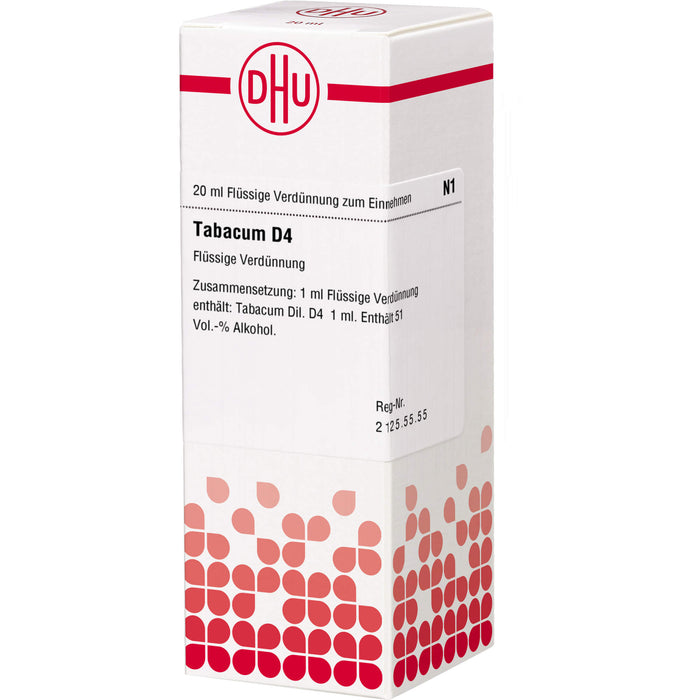 DHU Tabacum D4 Dilution, 20 ml Lösung