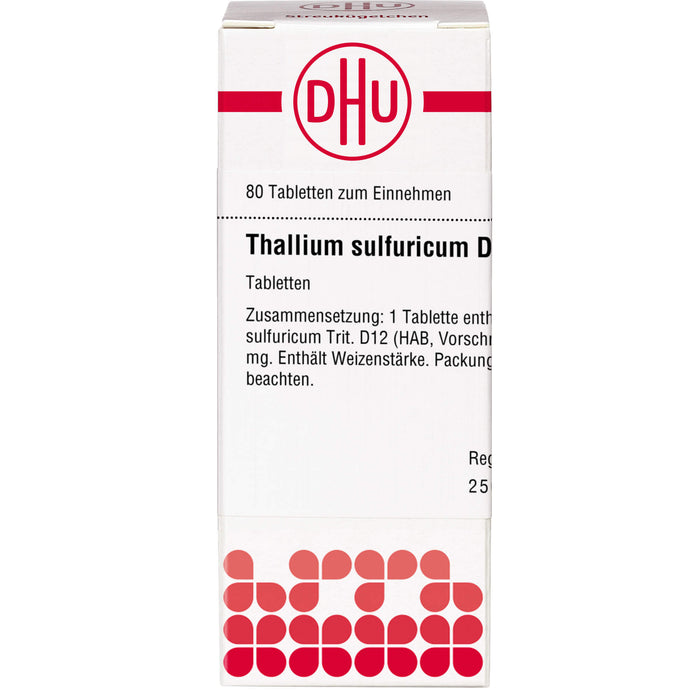 DHU Thallium sulfuricum D12 Tabletten, 80 St. Tabletten