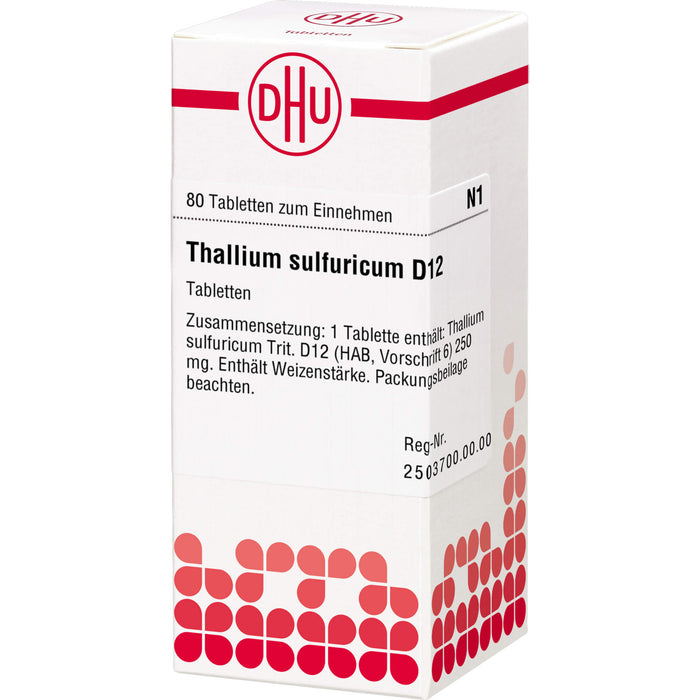 DHU Thallium sulfuricum D12 Tabletten, 80 pcs. Tablets