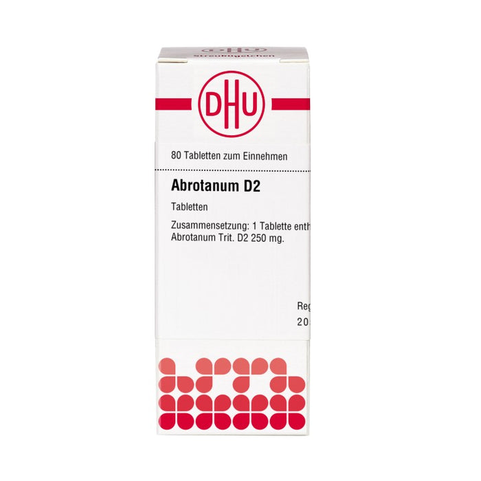 DHU Abrotanum D2 Tabletten, 80 St. Tabletten