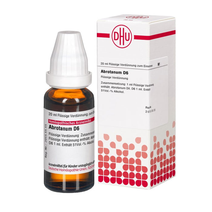 DHU Abrotanum D6 Dilution, 20 ml Lösung