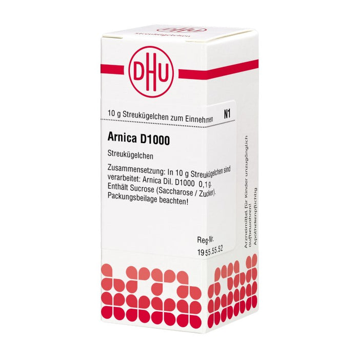 DHU Arnica D1000 Streukügelchen, 10 g Globules