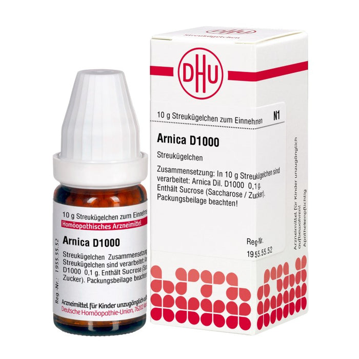 DHU Arnica D1000 Streukügelchen, 10 g Globuli