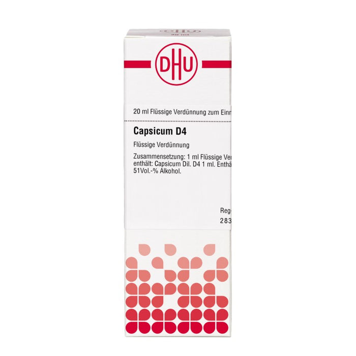 DHU Capsicum D4 Dilution, 20 ml Lösung