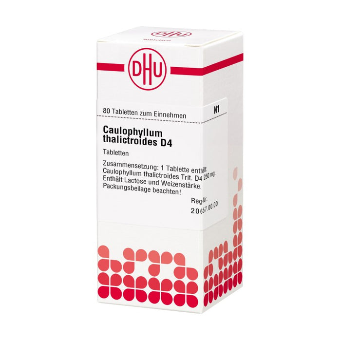 DHU Caulophyllum thalictroides D 4 Tabletten, 80 pcs. Tablets