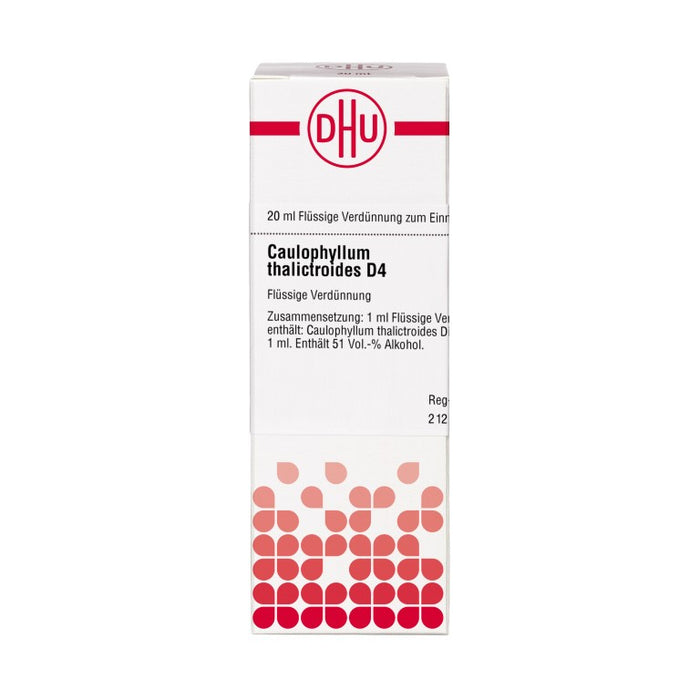 DHU Caulophyllum thalictroides D4 Dilution, 20 ml Lösung