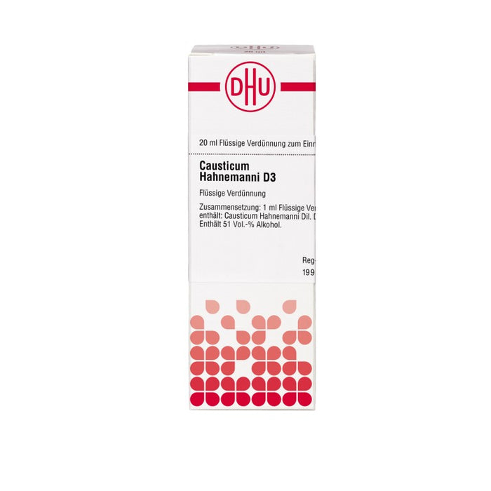 DHU Causticum Hahnemanni D3 Dilution, 20 ml Lösung