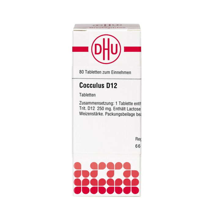 DHU Cocculus D12 Tabletten, 80 pc Tablettes