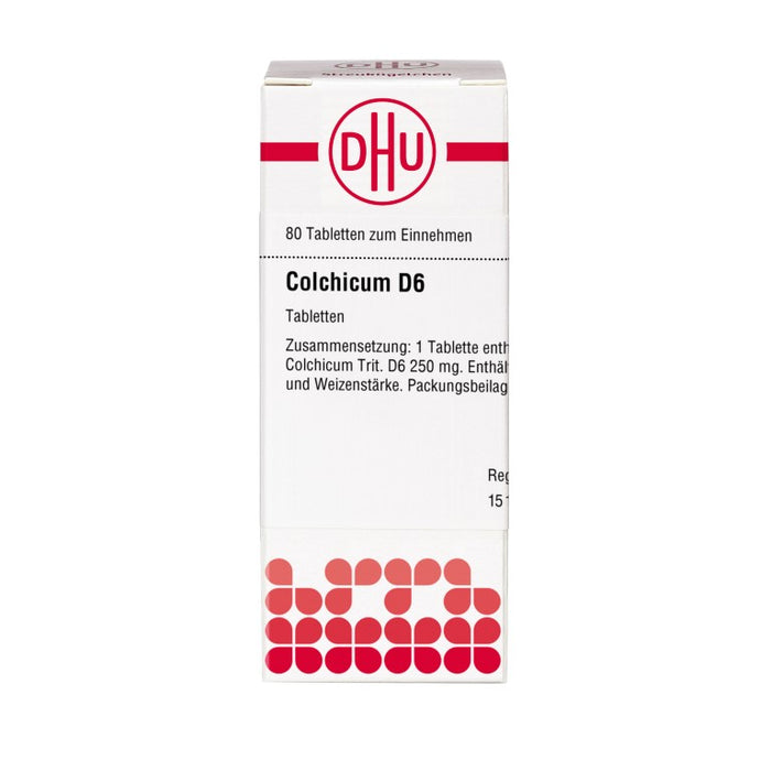 DHU Colchicum D 6 Tabletten, 80 pc Tablettes