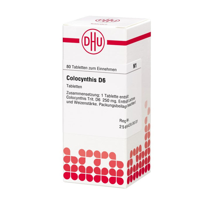 DHU Colocynthis D6 Tabletten, 80 pc Tablettes