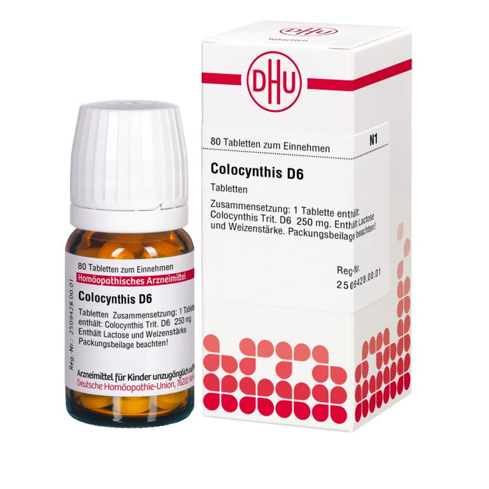 Colocynthis D6 DHU Tabletten, 80 St. Tabletten