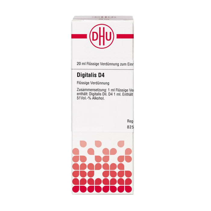 Digitalis D4 DHU Dilution, 20 ml Lösung