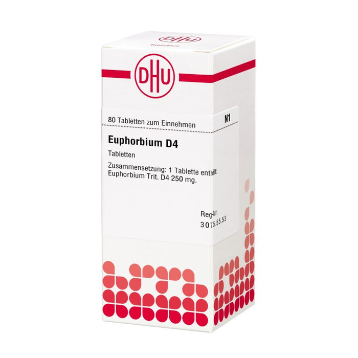 DHU Euphorbium D4 Tabletten, 80 St. Tabletten