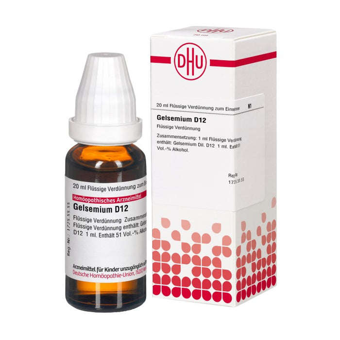 DHU Gelsemium D12 Dilution, 20 ml Lösung