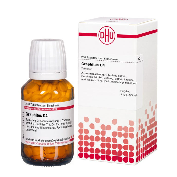 DHU Graphites D4 Tabletten, 200 St. Tabletten