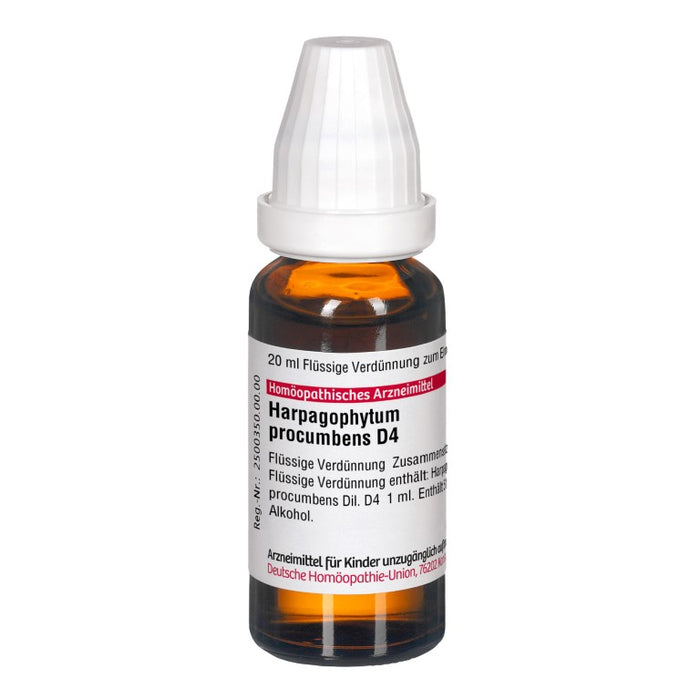 DHU Harpagophytum procumbens D4 Dilution, 20 ml Lösung