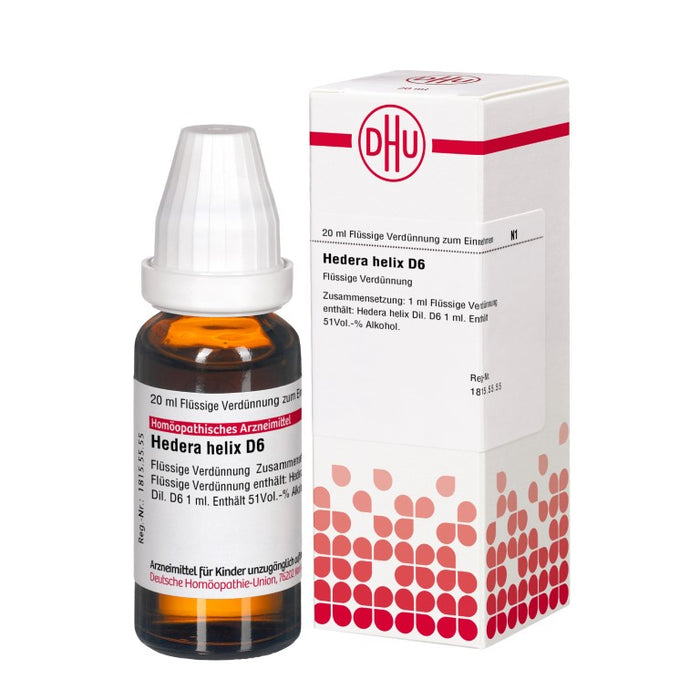 DHU Hedera helix D6 Dilution, 20 ml Lösung