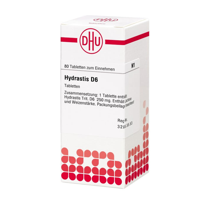 DHU Hydrastis D6 Tabletten, 80 pcs. Tablets