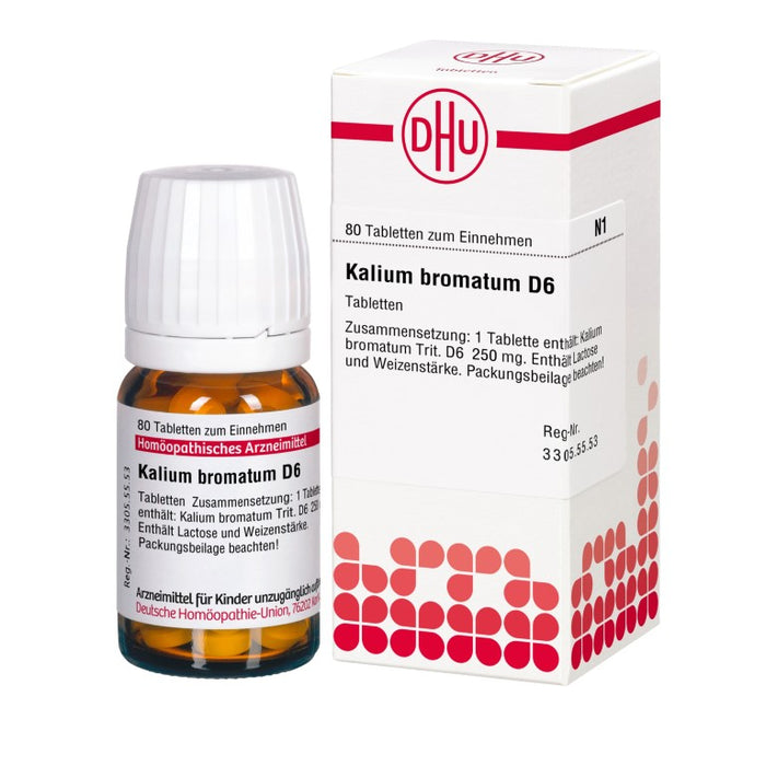 DHU Kalium bromatum D6 Tabletten, 80 pc Tablettes