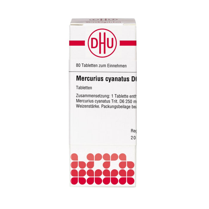 DHU Mercurius cyanatus D6 Tabletten, 80 pcs. Tablets