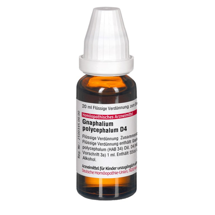 DHU Gnaphalium polycephalum D4 Dilution, 20 ml Lösung