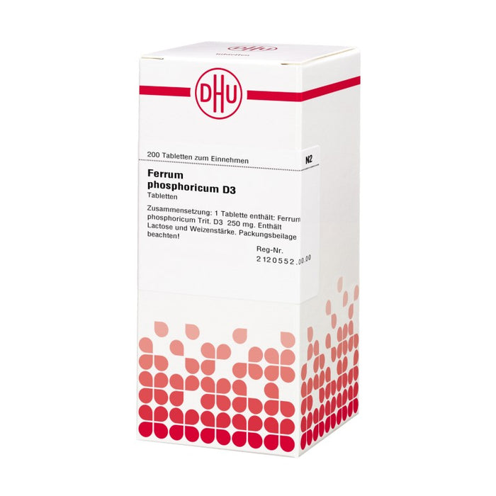 DHU Ferrum phosphoricum D3 Tabletten, 200 St. Tabletten