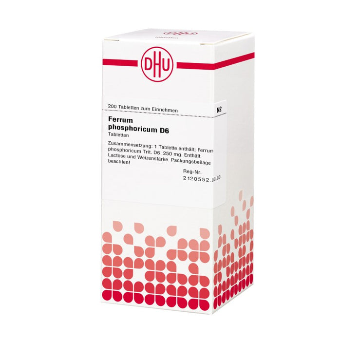 DHU Ferrum phosphoricum D6 Tabletten, 200 St. Tabletten