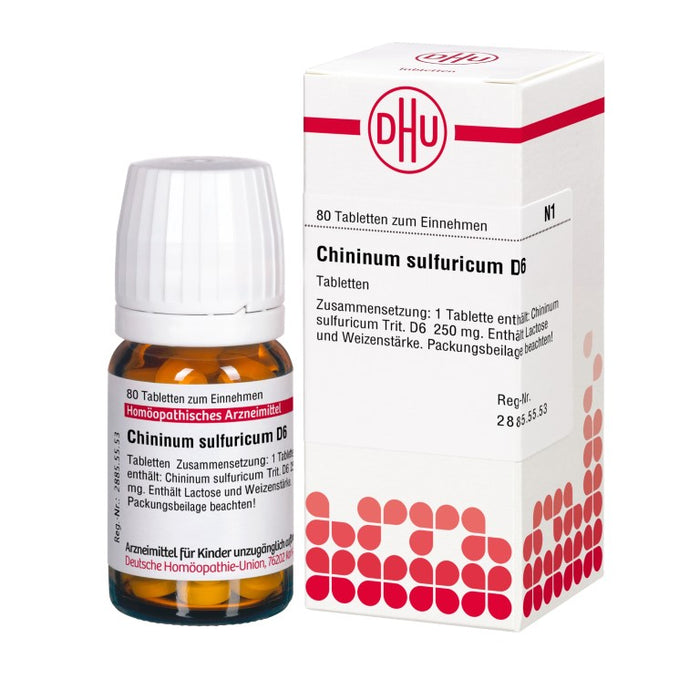 DHU Chininum sulfuricum D6 Tabletten, 80 pcs. Tablets