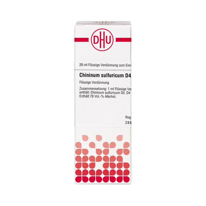 DHU Chininum sulfuricum D4 Dilution, 20 ml Lösung