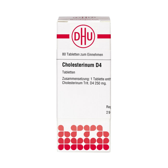 DHU Cholesterinum D4 Tabletten, 80 pc Tablettes