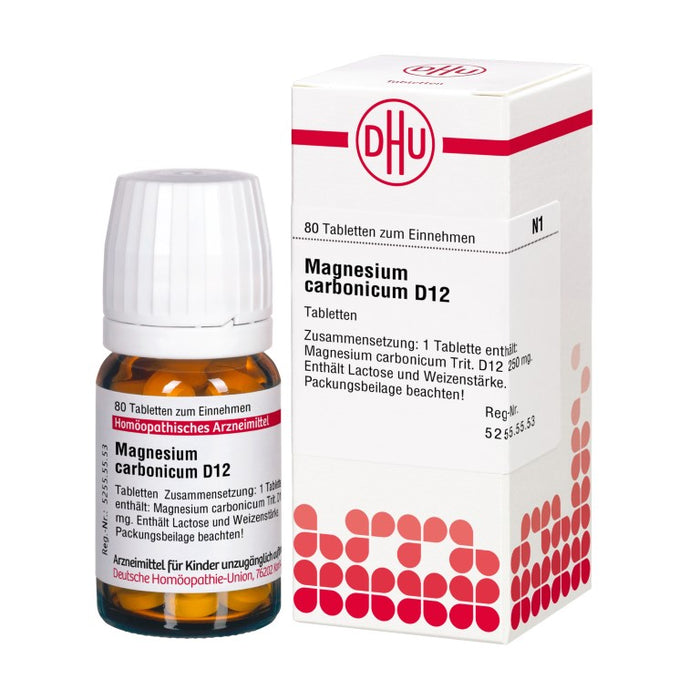 DHU Magnesium carbonicum D12 Tabletten, 80 pc Tablettes