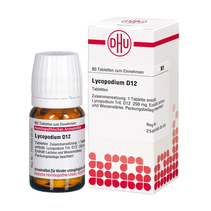 DHU Lycopodium D12 Tabletten, 80 St. Tabletten