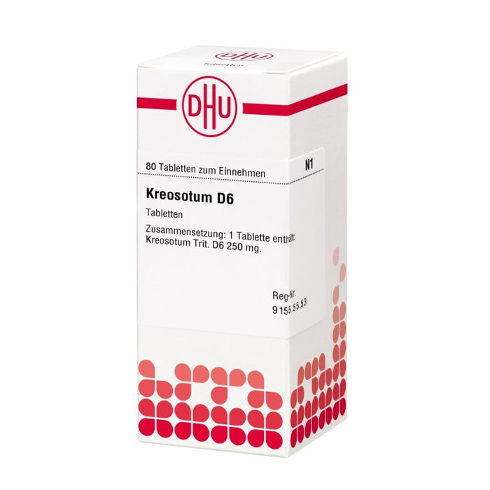 DHU Kreosotum D6 Tabletten, 80 St. Tabletten