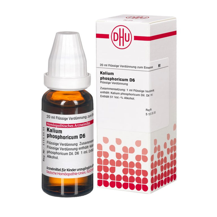 DHU Kalium phosphoricum D6 Dilution, 20 ml Lösung