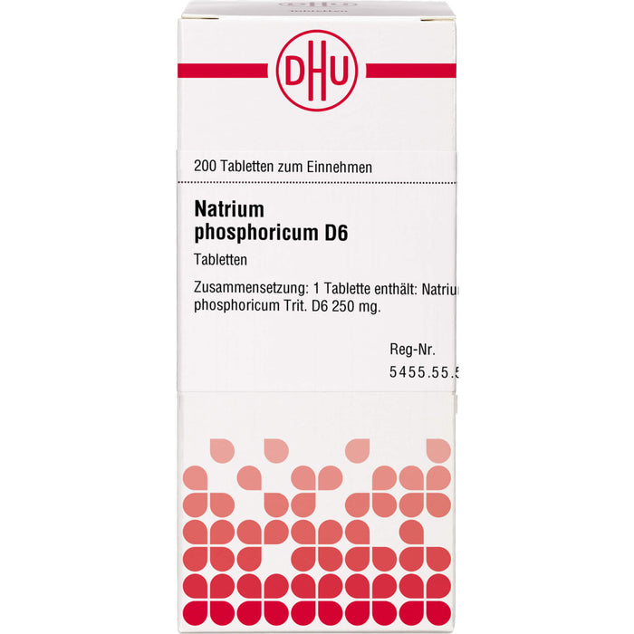 DHU Natrium phosphoricum D6 Tabletten, 200 St. Tabletten