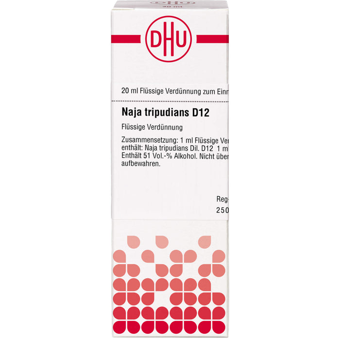 Naja tripudians D12 DHU Dilution, 20 ml Lösung