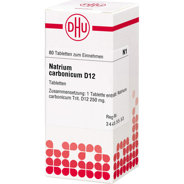 DHU Natrium carbonicum D12 Tabletten, 80 St. Tabletten