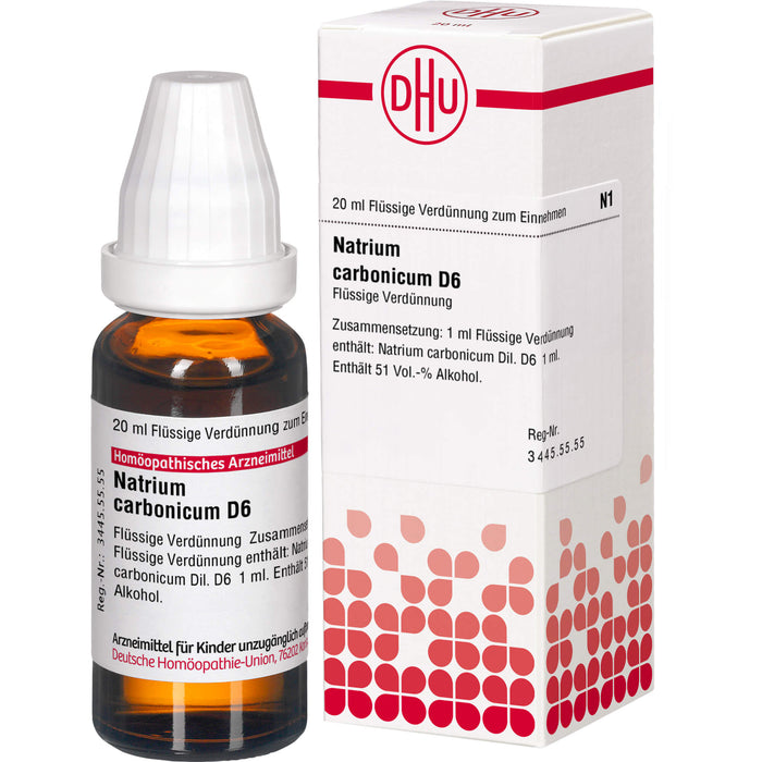 DHU Natrium carbonicum D6 Dilution, 20 ml Lösung