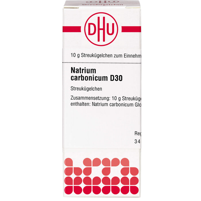 DHU Natrium carbonicum D30 Streukügelchen, 10 g Globules