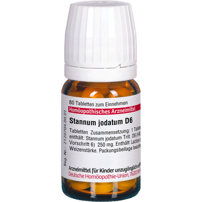 DHU Stannum jodatum D6 Tabletten, 80 pc Tablettes