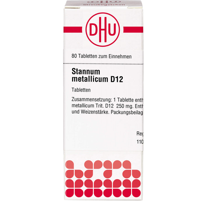 DHU Stannum metallicum D 12 Tabletten, 80 pcs. Tablets