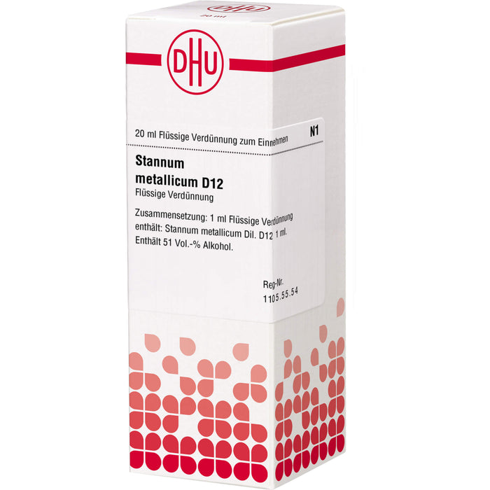 Stannum metallicum D12 DHU Dilution, 20 ml Lösung