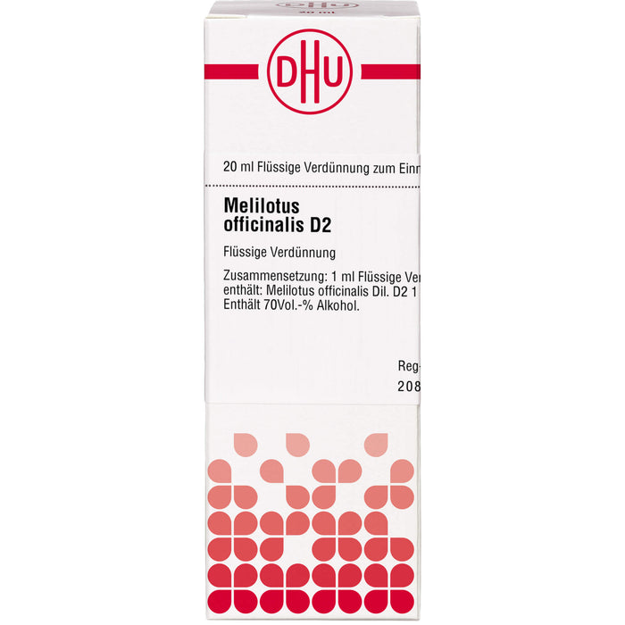 Melilotus officinalis D2 DHU Dilution, 20 ml Lösung