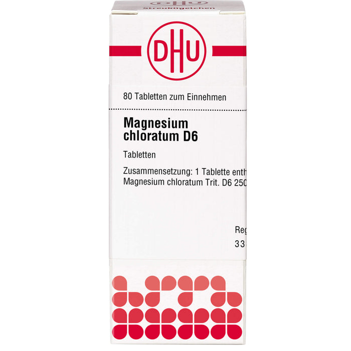 DHU Magnesium chloratum D6 Tabletten, 80 St. Tabletten