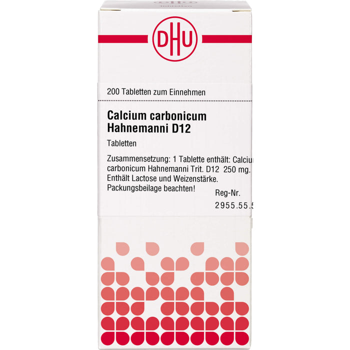 DHU Calcium carbonicum Hahnemanni D12 Tabletten, 200 St. Tabletten