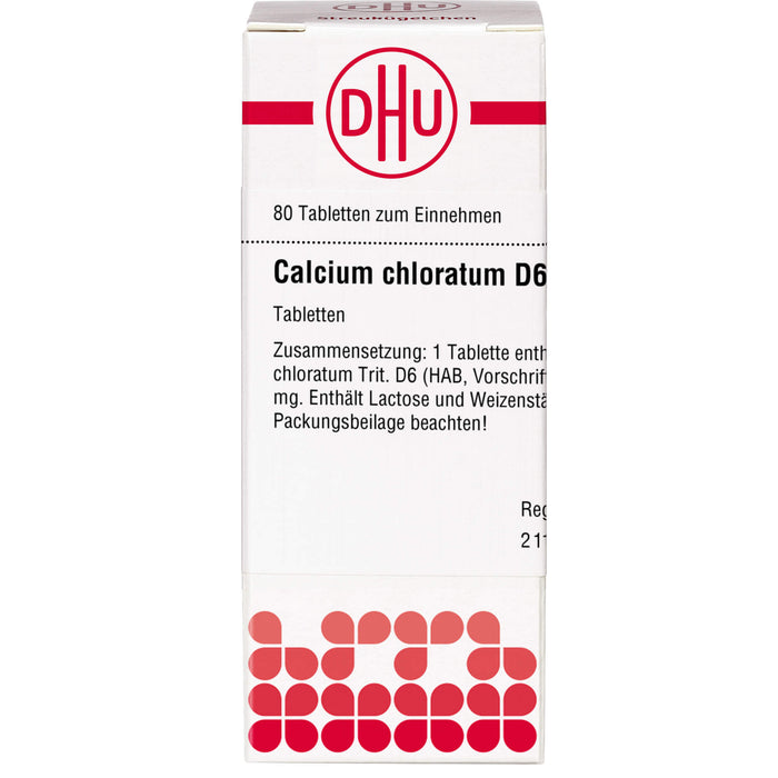 DHU Calcium chloratum D6 Tabletten, 80 pcs. Tablets