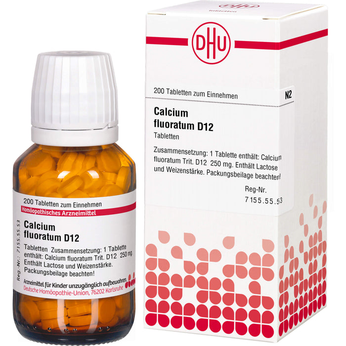 DHU Calcium fluoratum D12 Tabletten, 200 St. Tabletten