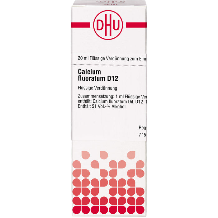 DHU Calcium fluoratum D12 Dilution, 20 ml Lösung